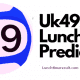 Uk49s Lunchtime Predictions 13 january 2025